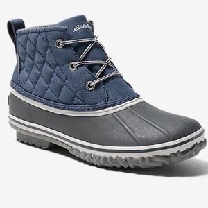 EDDIE BAUER HUNT PACK WATERPROOF MID BOOT BLUE SIZE 8 NWOT